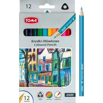 Kresba PASTELKY 12 BAREV TOMA TO-540