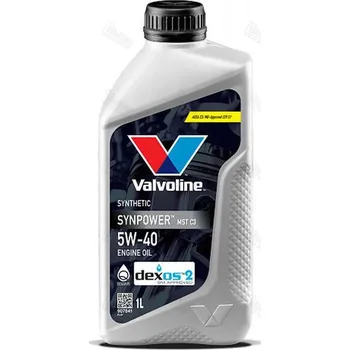 Motorový olej VALVOLINE SynPower MST C3 5W40 1L VW505.01 BMW LL-04 Dexos2 DPF