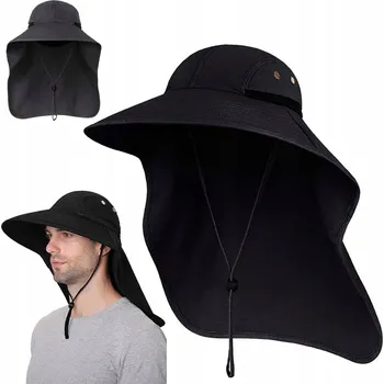 Klobouk KLOBOUK PRO MUŽE TYPU "BUCKET HAT" OCHRANA PROTI UV ZÁŘENÍ VODĚODOLNÝ S NASTAVITELNOU ŠŇŮRKOU