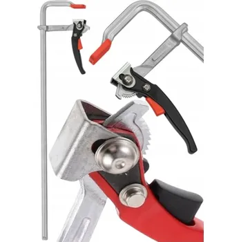 Truhlářská svěrka TRUHLÁŘSKÁ SVĚRKA SVAŘOVACÍ 1250x120mm SVĚRKA TYPU F RAČNOVÁ KOVANÁ