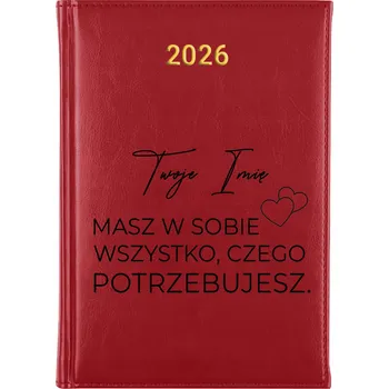 Kalendář Knižní kalendář 2026 A5 červený