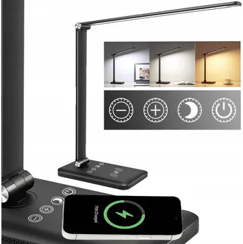 Lampička Stolní lampička LTC HOME černá, výkon až 10 W