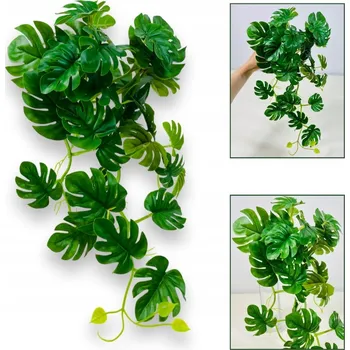 umělá květina KYTICE LISTŮ PŘEVIS LISTY MONSTERA UMĚLÉ LISTY