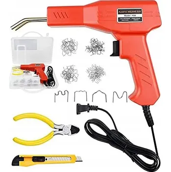 Svářečka Svářečka plastů s hřebíky, svařovací zařízení, páječka na plasty + 400 ks svorek