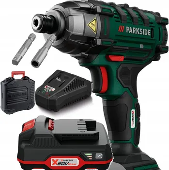 Rázový utahovák Parkside aku šroubovák 180 Nm s baterií 4 Ah