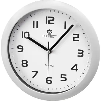 Hodiny Nástěnné hodiny Perfect bílé 25 cm