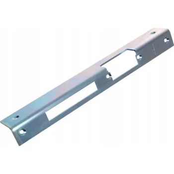 IP kamera Úhelníkový protiplech elektrického zámku univerzální pravý BIRA / 250x25 mm pro symetrické zámky