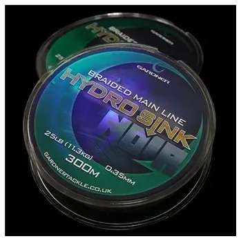 Gardner Splétaná šňůra Hydro-Sink Noir|25lb (11.3kg) 0.35mm, 300m