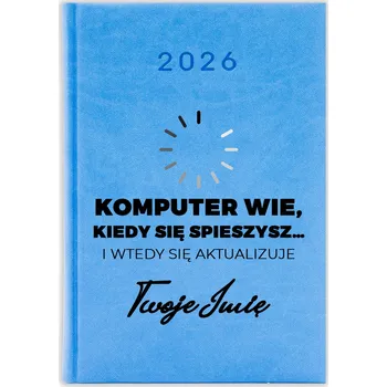 Kalendář Knižní kalendář 2026 A5 modrý