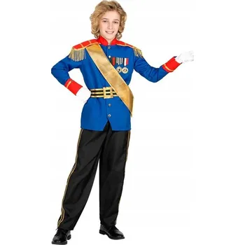 Karnevalový kostým Kostým Princ Kostým Maškarní Párty Okouzlující Bunda Kalhoty Pásek Velikost 116