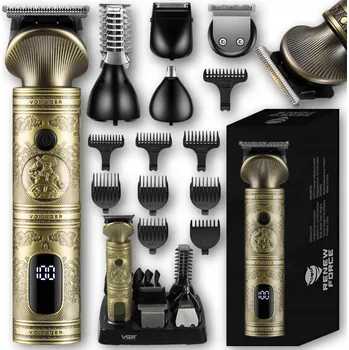 ZASTŘIHOVAČ VGR NA VOUSY, VLASY, NOS A TĚLO, 6 ČEPELÍ, VODĚODOLNÝ