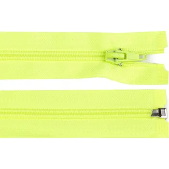 Zip Spirálový zip šíře 5 mm délka 60 cm (bundový) POL - 229 žlutá neon