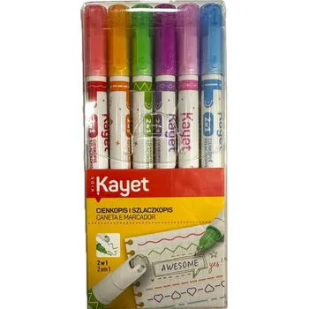 Pera Kayet Fixy 6 ks tenké fixy a fixy