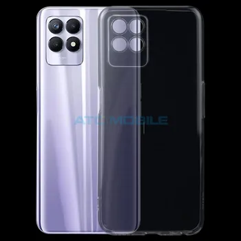 Pouzdro na mobilní telefon Měkký TPU kryt Realme 8i (RMX3151) transparentní, ultratenký (0,75mm) a zpět 8 Kč s ATC Clubem