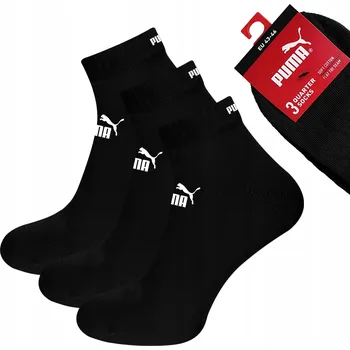 Pánské ponožky Ponožky Puma černé, velikost 35-38