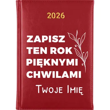 Kalendář Knižní kalendář 2026 A5 červený