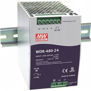 IP kamera NAPÁJECÍ ZDROJ 48V 5A 240W MEAN WELL WDR-240-48