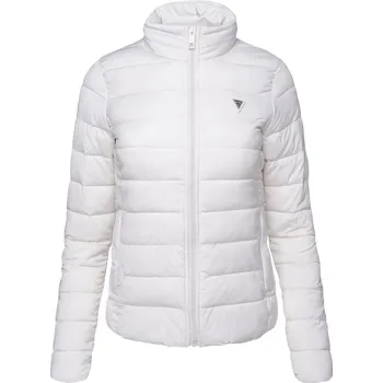 Dámská bunda Dámská Zimní prošívaná bunda GUESS SOLID HEAVY DIANN PUFFER JACKET V4YL04WF3X0-D001 – Bílá L