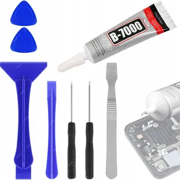 Průmyslové lepidlo Lepidlo B-7000 15 ml se sadou pro opravu telefonů, 7 dílů