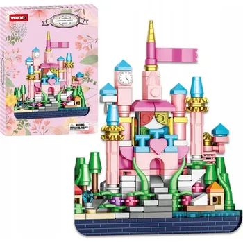 ostatní stavebnice STAVEBNICE HRAD PRO PRINCEZNU Z POHÁDKY 192 DÍLKŮ SADA PRO DĚTI WOMA