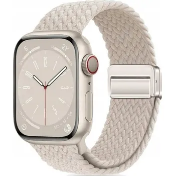 Řemínek na hodinky ŘEMÍNEK PRO APPLE WATCH 2 3 4 5 6 7 8 9 10 SE 38MM 40MM 41MM 42MM BÉŽOVÝ NYLON