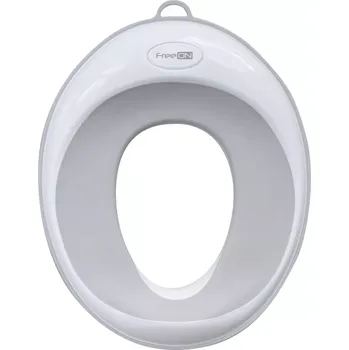 Nočník Dětské toaletní sedátko FreeON bílo-šedé