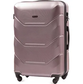 VELKÝ KUFR L PROSTORNÝ RODINNÝ 97L 28" 4 KOLEČKA WINGS NEW 147 - 149 RŮŽOVÝ