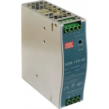 spínaný zdroj Napájecí zdroj na DIN lištu Mean Well EDR-120-48 48 V 2,5 A 120 W