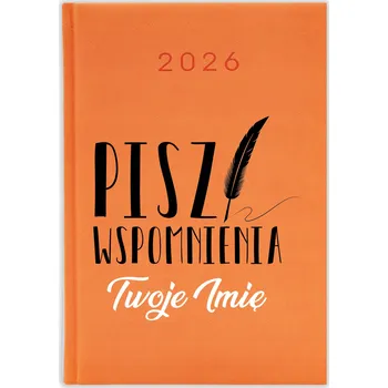 Kalendář Knižkový kalendář 2026 A5 oranžový