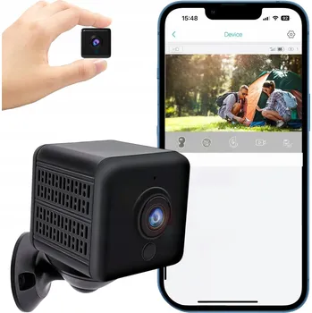 IP kamera MINI BEZDRÁTOVÁ ŠPIÓNÍ KAMERA 1080P WIFI ŠIROKÝ ÚHEL DETEKCE POHYBU