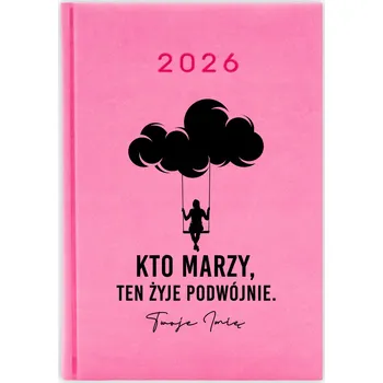 Kalendář Knižkový kalendář 2026 A5 růžový