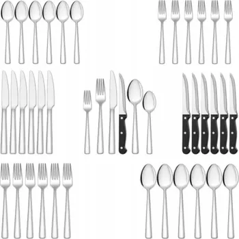 Příbor SADA PŘÍBORŮ PRO 6 OSOB NEREZOVÁ OCEL 36 KS TERLULU