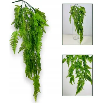umělá květina GIRLANDA Z LISTŮ KAPRADÍ ZÁVĚS LISTY KAPRADINA 80 CM
