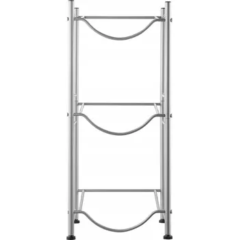 Dílenský regál Kovový regál do skladu 74,6 x 33 x 33,2 cm, nosnost až 57 kg na polici