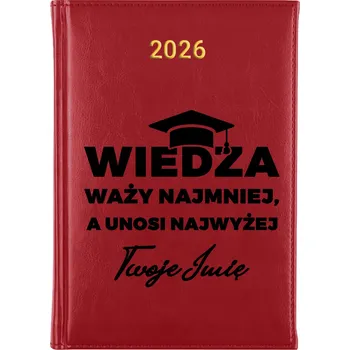 Kalendář Knižní kalendář 2026 A5 červený