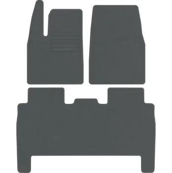 autokoberec Koberce Edecor velurové 3 ks