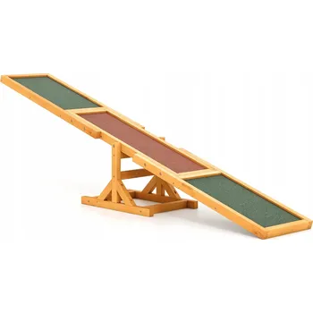 tréninková pomůcka pro psa Dřevěná houpačka pro psy – Balanční hračka pro psy