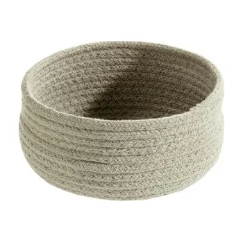 Úložný box Spirella kulatý úložný košík TOBAGO, bavlna, 17 x 9 cm