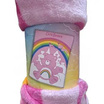 Dětská deka Flanelová deka CARE BEARS 130x160 cm