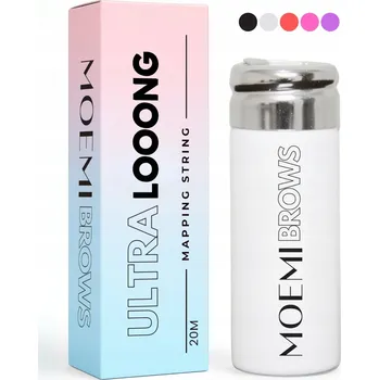 Nit Pigmentovaná Barevná Nit pro Geometrii Obočí 30m - Moemi Brows - Červená