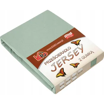 Prostěradlo Prostěradlo jersey s gumou 160x220 olivové 013 KARO