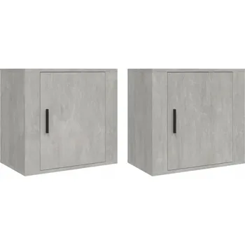 Noční stolek Závěsný noční stolek beton, 50x30x47 cm