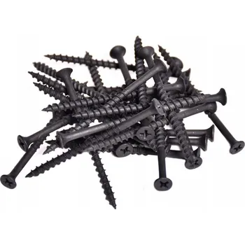 Vrták Černé vruty do dřeva fosfátované pro sádrokartonové desky, dřevo 3,5x45 mm, 100 ks
