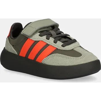 Chlapecká obuv Dětské tenisky adidas BARREDA DECODE zelená barva, JQ8849 78X, EUR 30.5