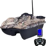 Zavážecí lodička FIGHTER PRO s GPS a ECHOLOTEM- Camo