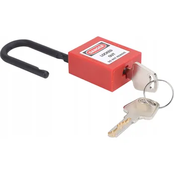 Visací zámek VISACÍ ZÁMEK LOCKOUT TAGOUT OCHRANA PŘED ZAŘÍZENÍMI 38MM 2 KLÍČE