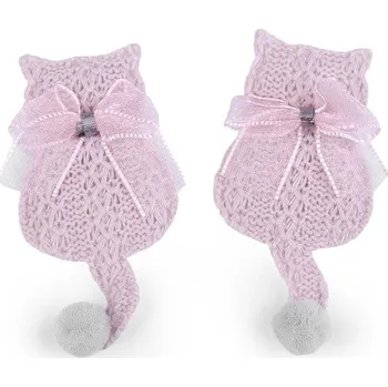 Nášivka Aplikace / nášivka kočka - 1 pudrová