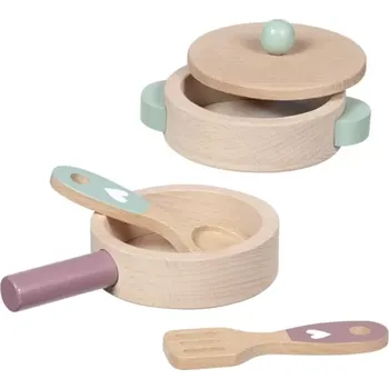 Dřevěná hračka Goki dřevěná sada na vaření