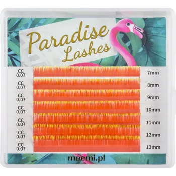 Umělé řasy Řasy Dragon Eye Paradise Lashes Barevné Moemi C 0.07 MIX (7-13mm)