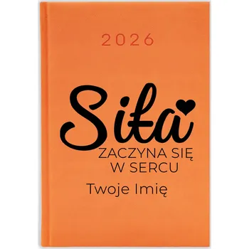 Kalendář Knižkový kalendář 2026 A5 oranžový